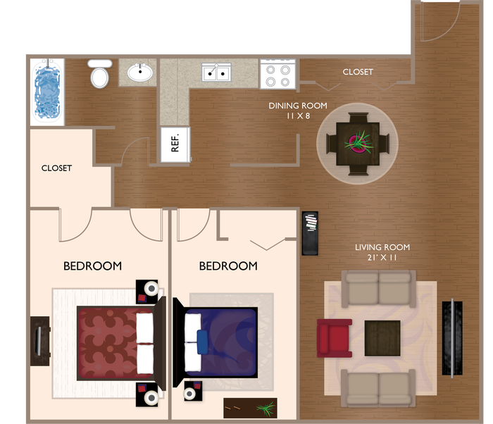 The Quartz III Floor Plan Image