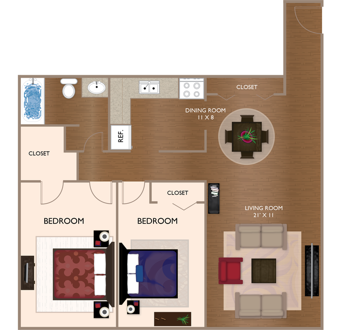 The Quartz II Floor Plan Image